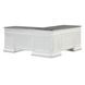 Roanoke White L-Shaped Desk