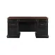 Roanoke Black 66" Executive Desk