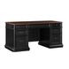 Roanoke Black 66" Executive Home Office Set
