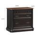 Roanoke Distressed Black File Cabinet