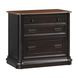 Roanoke Distressed Black Credenza Home Office Set
