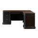 Roanoke Distressed Black L-Shaped Desk