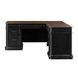 Roanoke Black L-Shaped Desk