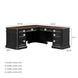 Roanoke Black L-Shaped Desk