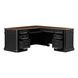 Roanoke Black L-Shaped Desk