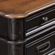 Roanoke Distressed Black L-Shaped Desk