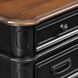 Roanoke Black L-Shaped Desk