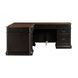 Roanoke Distressed Black L-Shaped Desk