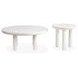 Sunset Cove Moonlight Pearl Round Nesting Cocktail Table