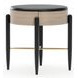 Madera Chocolate Koto Matte and Walnut 1 Drawer Accent Nightstand