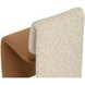 Dunleigh Kona Camel and Noah Ecru Performance Fabric Upholstered Dining Chair