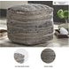 Absalom Denim Pouf