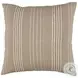 Benbert Tan And White Performance Fabric Pillow Set of 4