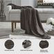 Anawood Brown Performance Fabric Throw Set of 3