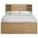 Vega Natural Oak Melamine Full Bookcase Bed