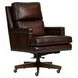 Admiral Mystic Bourbon Leather Upholstered Executive Chair