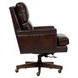 Admiral Mystic Bourbon Leather Upholstered Executive Chair