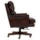 Admiral Mystic Bourbon Leather Upholstered Executive Chair