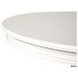 Silverwillow Egg Shell White 66" Extendable Oval Dining Table