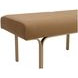 Nuvella Kona Camel Upholstered 60" Accent Bench