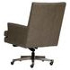 Reese Ardent Iron Leather Upholstered Executive Chair with Nailhead Trim and Casters