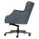 Blake Venetian Blue Leather Upholstered Executive Chair