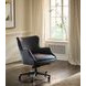 Blake Venetian Blue Leather Upholstered Executive Chair