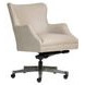 Blake Venetian Silver Leather Upholstered Executive Chair