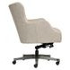 Blake Venetian Silver Leather Upholstered Executive Chair