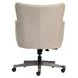 Blake Venetian Silver Leather Upholstered Executive Chair