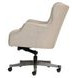 Blake Venetian Silver Leather Upholstered Executive Chair