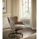Blake Venetian Silver Leather Upholstered Executive Chair
