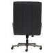Cameron Ardent Onyx Leather Upholstered Executive Chair