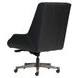 Cameron Ardent Onyx Leather Upholstered Executive Chair