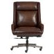 Cameron Burnished Umber Leather Upholstered Executive Chair