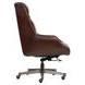 Cameron Burnished Umber Leather Upholstered Executive Chair