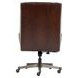 Cameron Burnished Umber Leather Upholstered Executive Chair