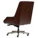 Cameron Burnished Umber Leather Upholstered Executive Chair