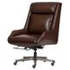 Cameron Burnished Umber Leather Upholstered Executive Chair