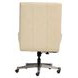 Cameron Luxe Ecru Leather Upholstered Executive Chair