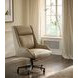 Cameron Luxe Ecru Leather Upholstered Executive Chair