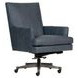 Adler Venetian Blue Leather Upholstered Executive Chair