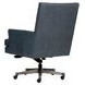 Adler Venetian Blue Leather Upholstered Executive Chair