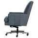 Adler Venetian Blue Leather Upholstered Executive Chair
