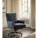 Adler Venetian Blue Leather Upholstered Executive Chair