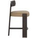 Briarstone Sahara Sand Leather Upholstered Counter Height Stool