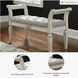 Realyn Antique White Accent Bench