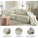 Bales Taupe Modular Sofa