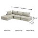 Bales Taupe 4 Piece Modular Sectional
