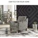 Morrilton Next Gen Nuvella Natural And Charcoal Performance Fabric Accent Chair